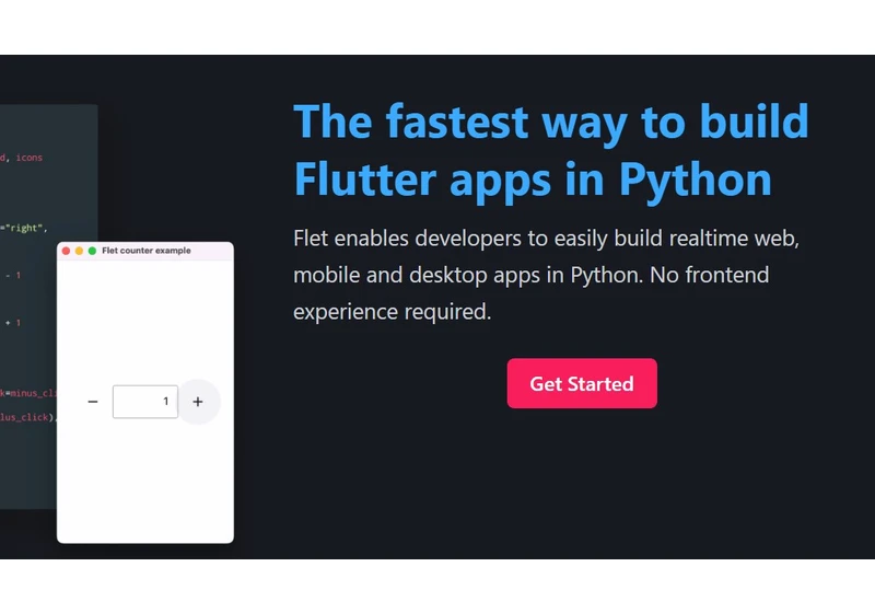 Make Flutter-like apps with Python that can be run on Browser, Android, IOS, or Windows/macOS!!!