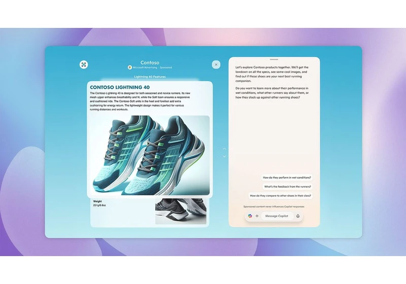  Forget Windows 11's intrusive ads — Microsoft integrates "Showroom ads" in Copilot AI, simulating brick-and-mortar stores, with a virtual brand rep expected to join the fold soon  
