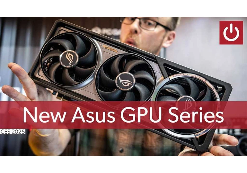 Hands-on with the new Asus RTX 50-series graphics cards