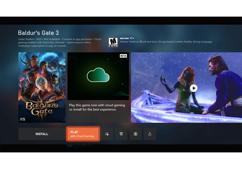 Xbox previews cloud streaming of games you own on consoles