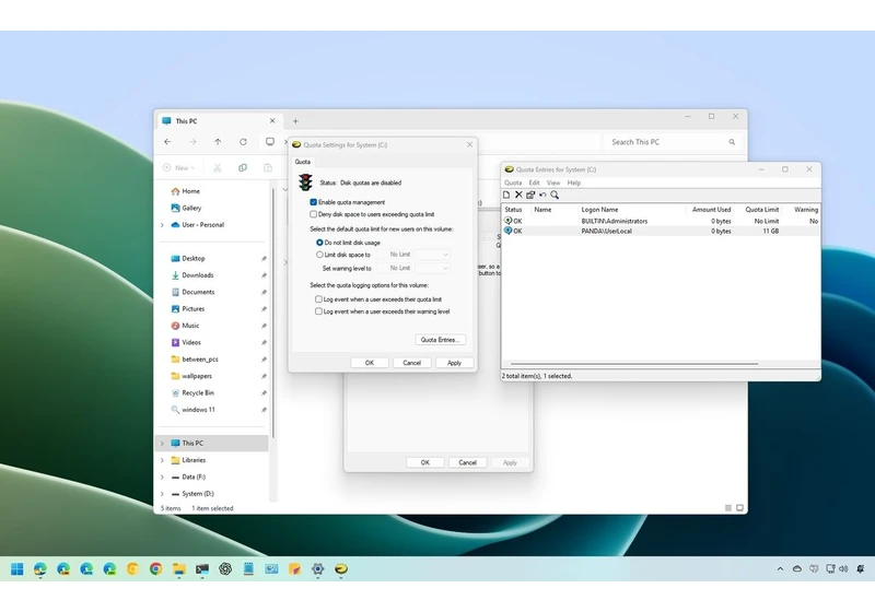  How to limit users storage usage with Disk Quotas on Windows 11 (and 10) 