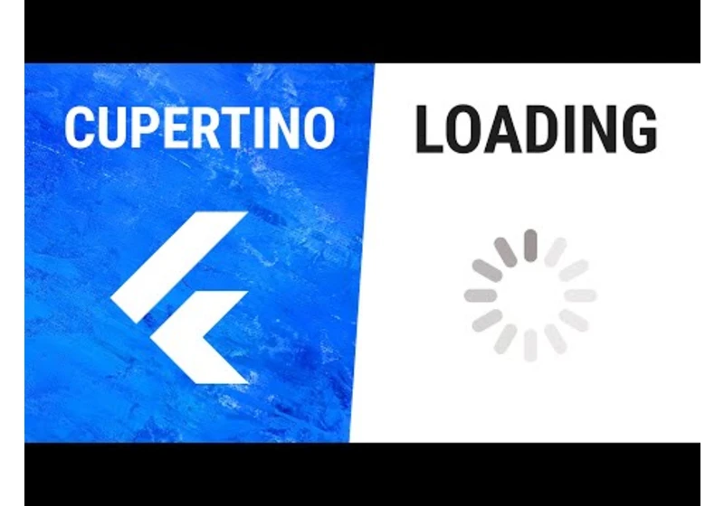 Flutter CupertinoActivityIndicator Widget