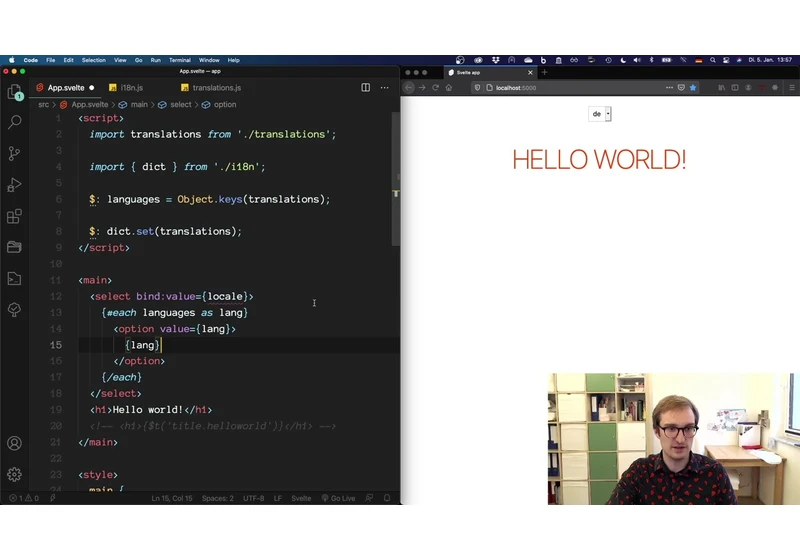 [Svelte Talks] Quick Svelte Internationalization (i18n) — Dr Matthias Stahl