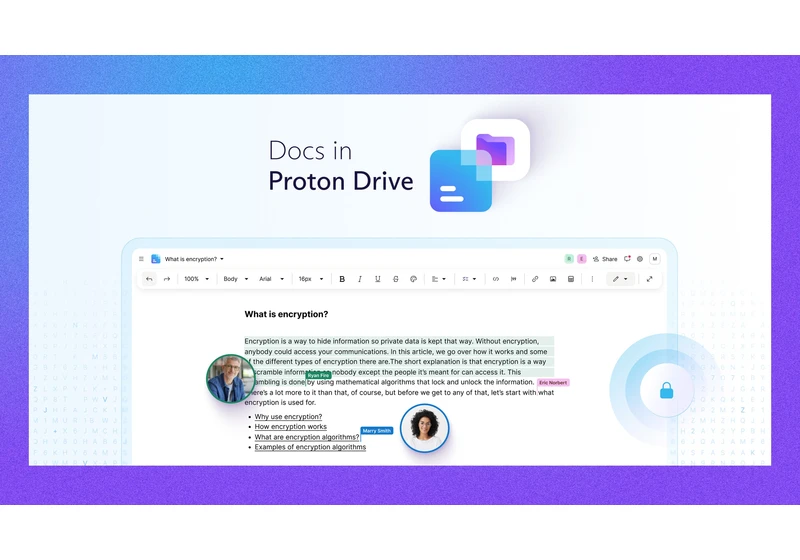 Proton’s Google Docs clone is here