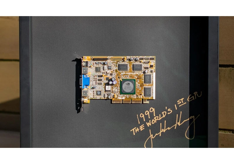  Nvidia gives away five classic GPUs signed by CEO Jensen Huang personally — the first two are the GeForce 256 and GeForce 8800 Ultra 