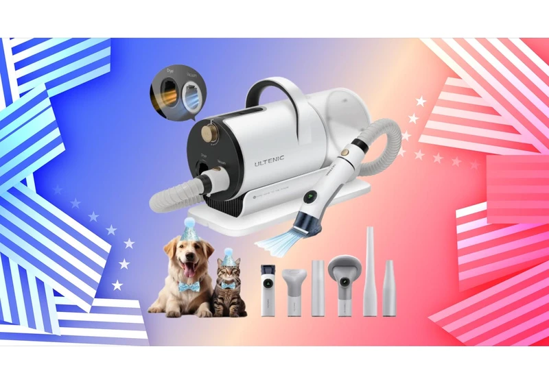 Save $90 With This Last-Minute Ultenic Dog Grooming Vacuum Labor Day Deal