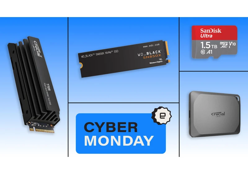 The best Cyber Monday SSD deals for 2024: Save on storage gear from Samsung, WD, Crucial and others