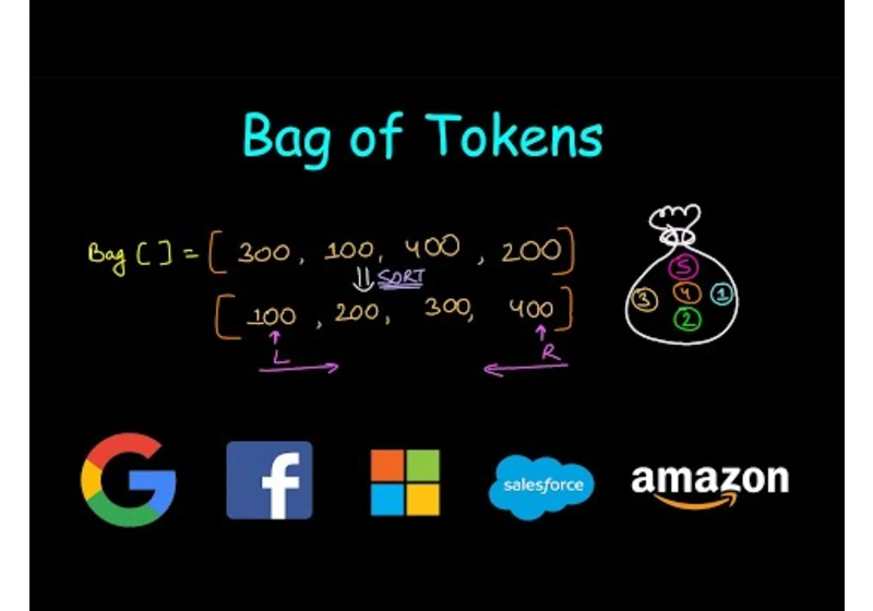 Bag of Tokens | Leetcode #948