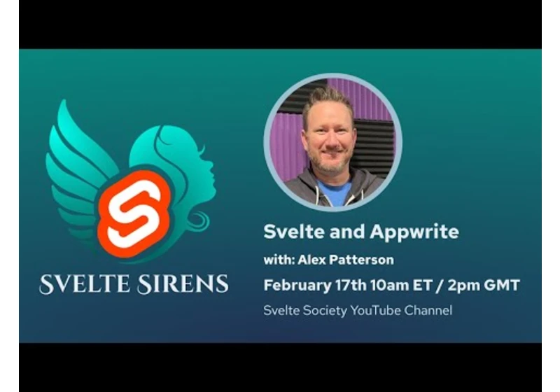 Sirens: Svelte and Appwrite