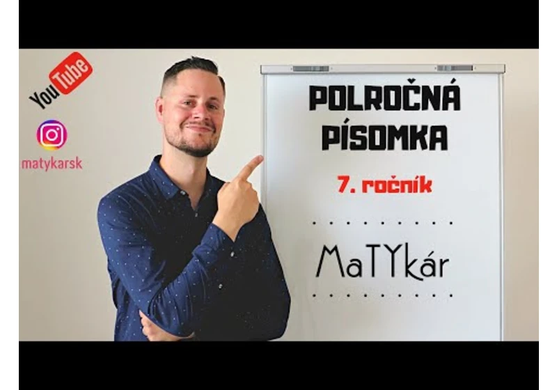 POLROČNÁ PÍSOMKA pre 7. ročník ZŠ | zadanie + riešenie