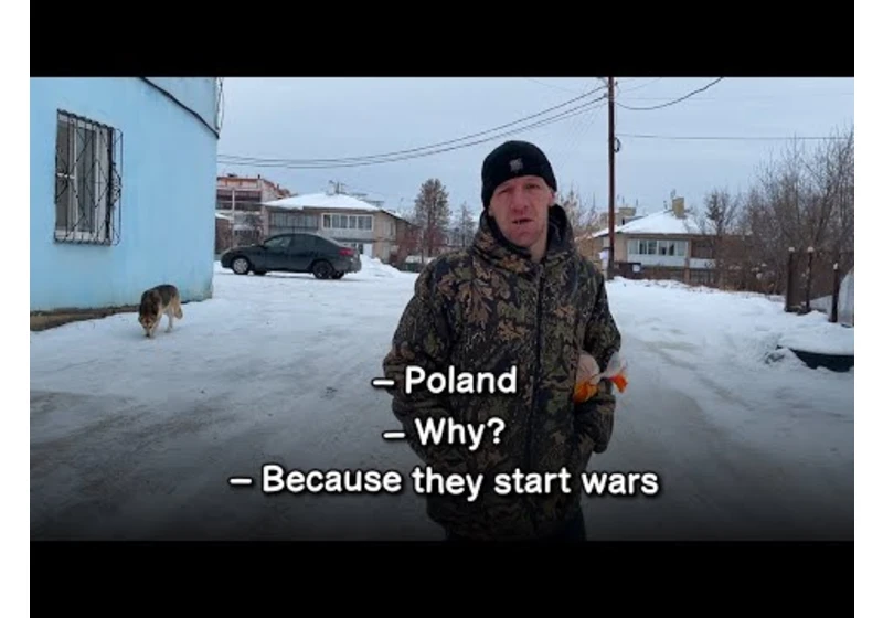 Rural Russians name a foreign city they don't like