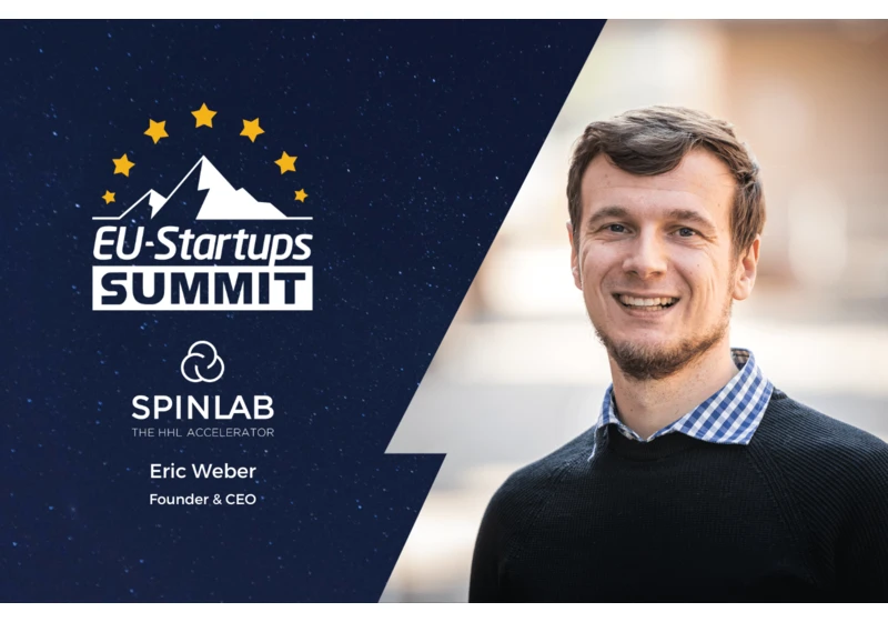 Eric Weber, the Founder and CEO of SpinLab, will speak at this year’s EU-Startups Summit!