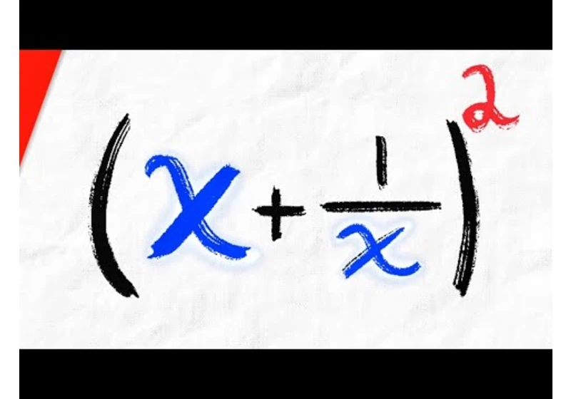 Derivative of (x + 1/x)^2  with Chain Rule | Calculus 1 Exercises