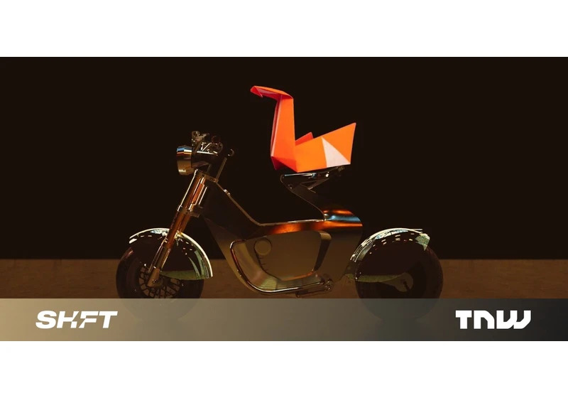 This escooter looks like an origami duck made of steel — and I dig it