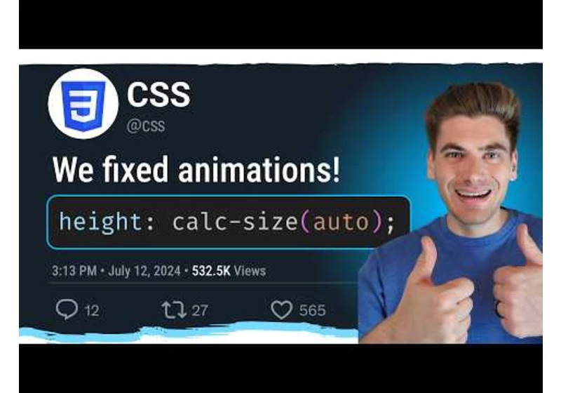 We Can Finally Animate height: auto; in CSS!