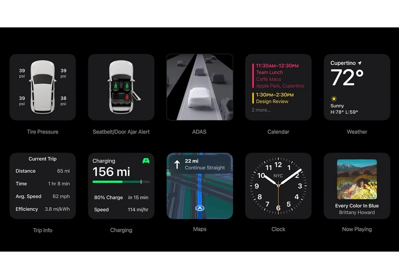  Apple shows off next-gen CarPlay – here's what it looks like 