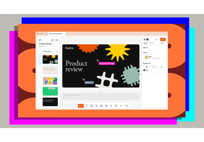 Figma’s new Slides app focuses on design, fun, and (oh, yeah!) AI