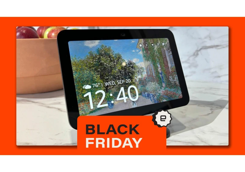 The Echo Show 8 drops to a record low of $80 in this Amazon Black Friday deal