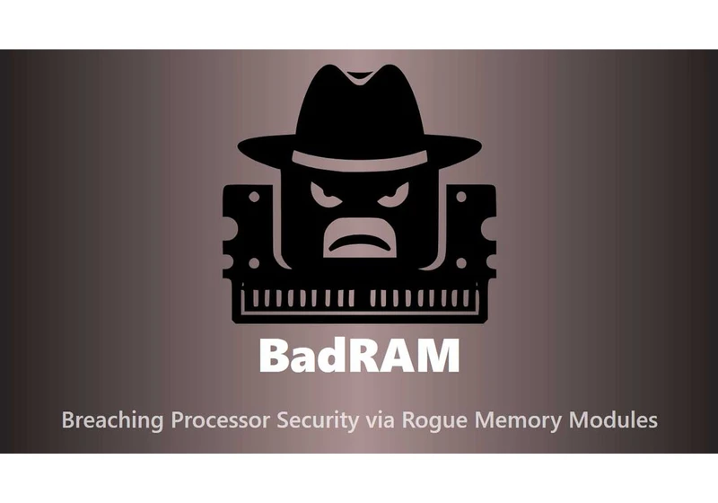  BadRAM attack breaches AMD secure VMs using a Raspberry Pi Pico, DDR socket, and a 9V battery 