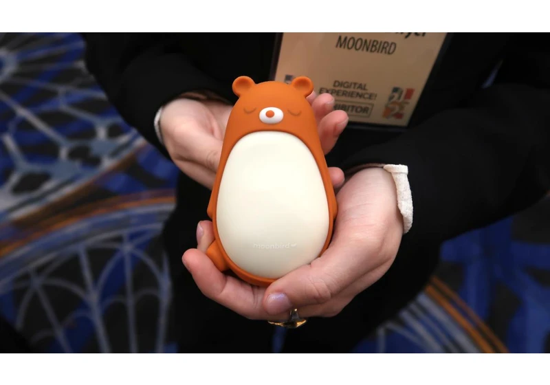 Moonbuddy is an adorable guided breathing device that’ll help your kid wind down