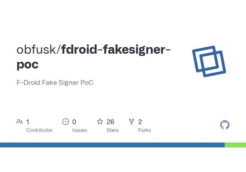 F-Droid Fake Signer PoC