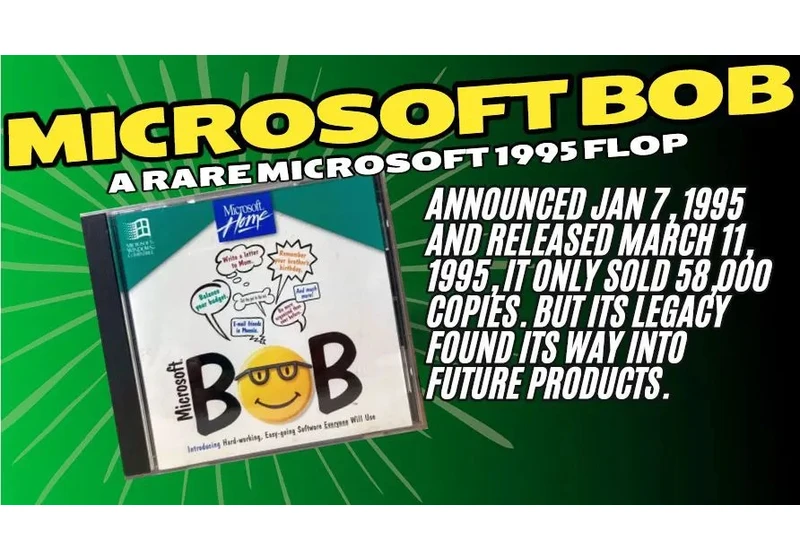 Microsoft Bob: Microsoft's biggest flop of the 1990s