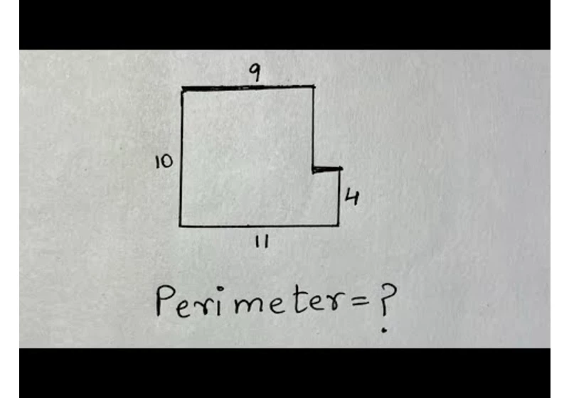Can you solve this? Find the perimeter?