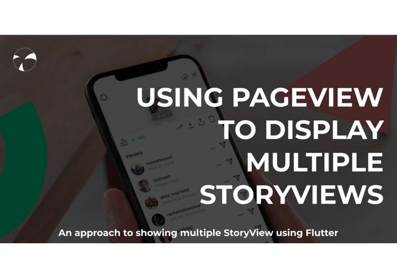 Using PageView to display multiple StoryView.