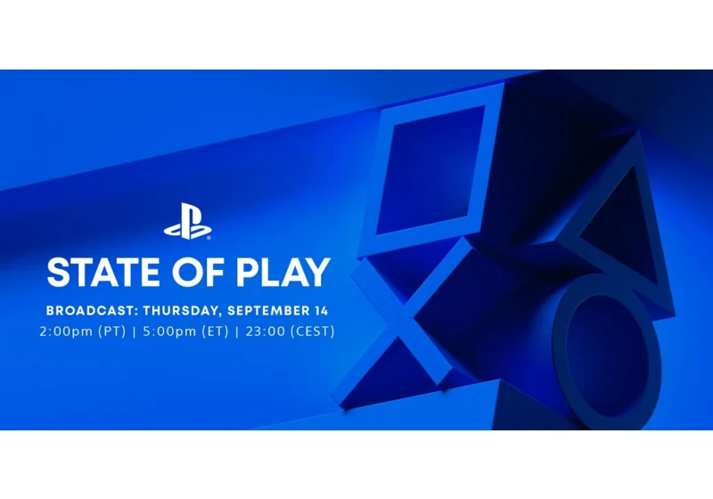 PlayStation is hosting a surprise State of Play on September 14