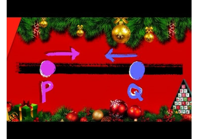 Shy Particles Approach Each Other Hesitantly on the x-axis | AP Calc FRQ Advent Calendar Day 23