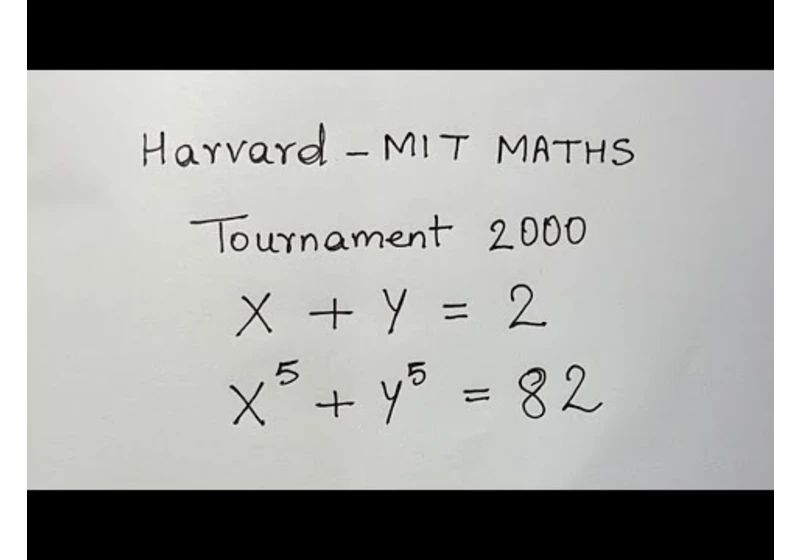 LKLogic is live! Harvard MIT Maths Tournament 2000 | Solving system of equations