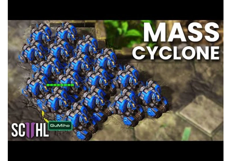 Gumiho's Mass Cyclone Strategy in the GSL Code S - Starcraft 2