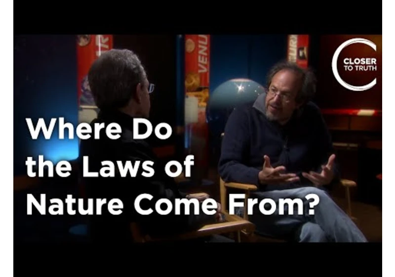 Lee Smolin - Where Do the Laws of Nature Come From?