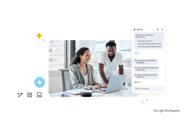Google's Duet AI is coming to Workspace apps, but pro users will need to pay extra