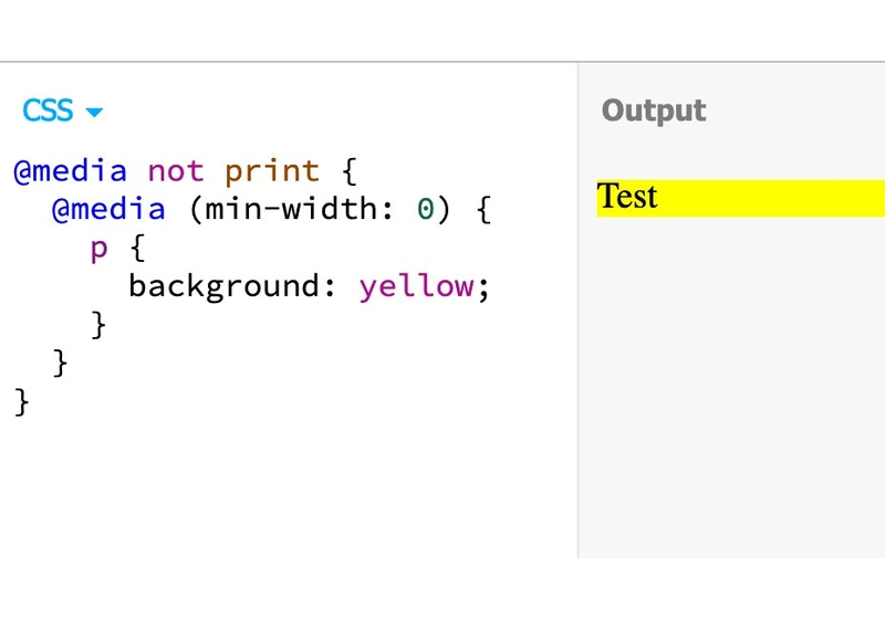 Nested Media Queries