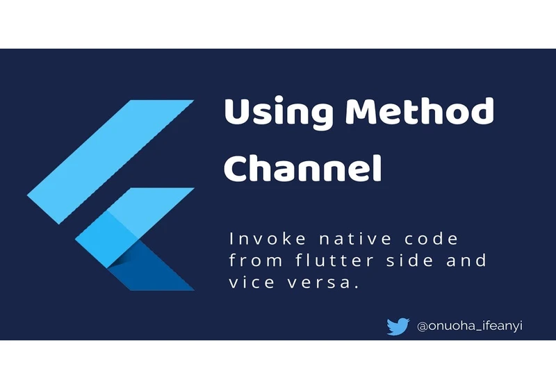 Using MethodChannel in Flutter