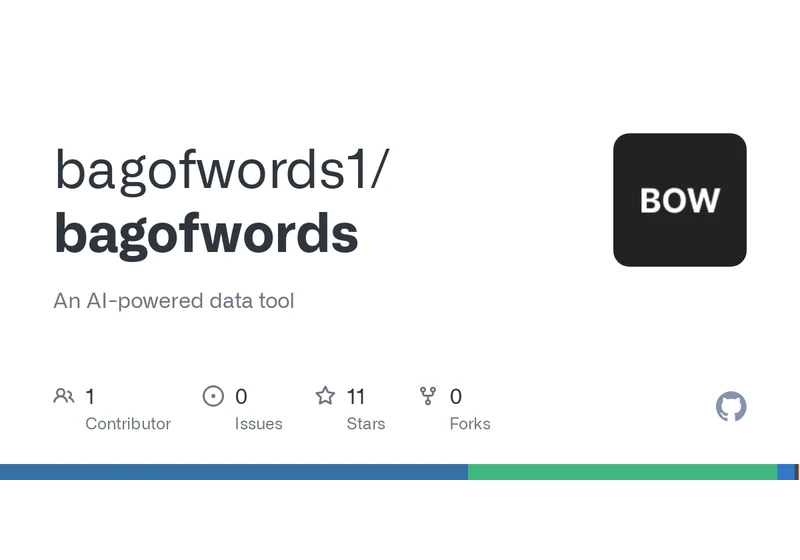 Show HN: Bag of words – Build and share smart data apps using AI