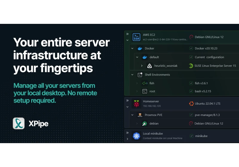 Show HN: XPipe, a shell connection hub for SSH, Docker, K8s, VMs, and more