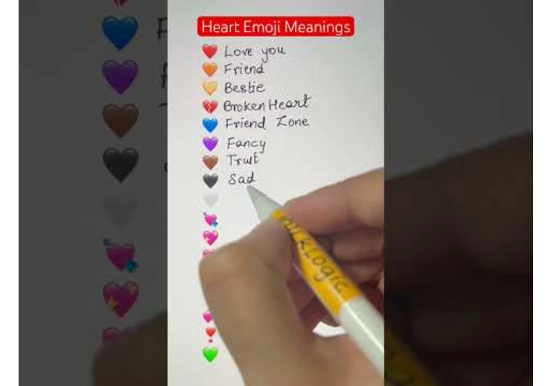 Heart Emoji Meanings