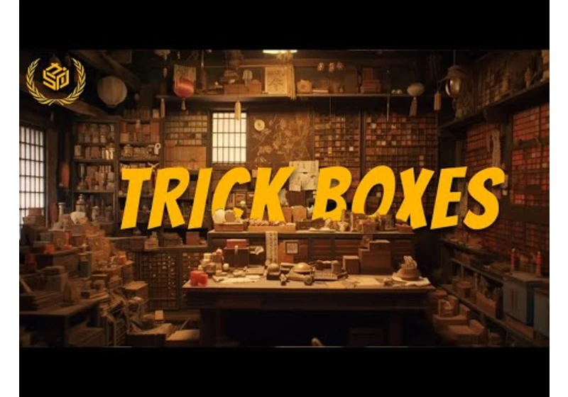 Trick Boxes - The Secret World of Japanese Puzzle Crafting