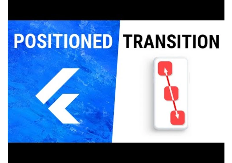 Flutter PositionedTransition Widget