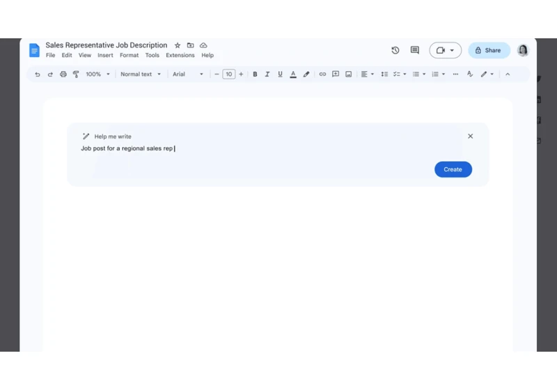 Google: Generative AI coming to Docs, Gmail in Workspace