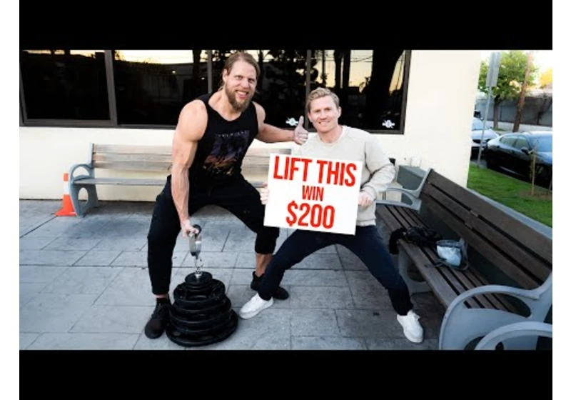 Battling Muscle Beach Bodybuilders with the Rolling Thunder Challenge