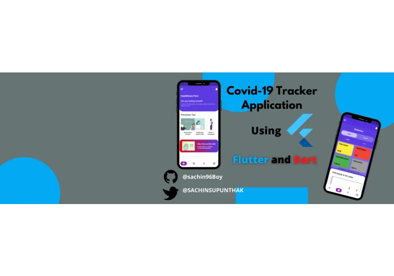 Design Covid-19 Tracker Using Flutter and Dart