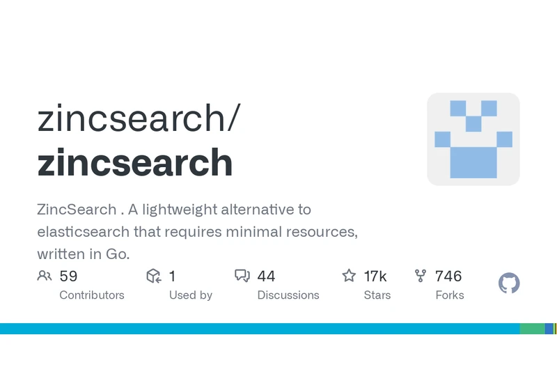 Zinc Search engine. A lightweight alternative to Elasticsearch written in Go