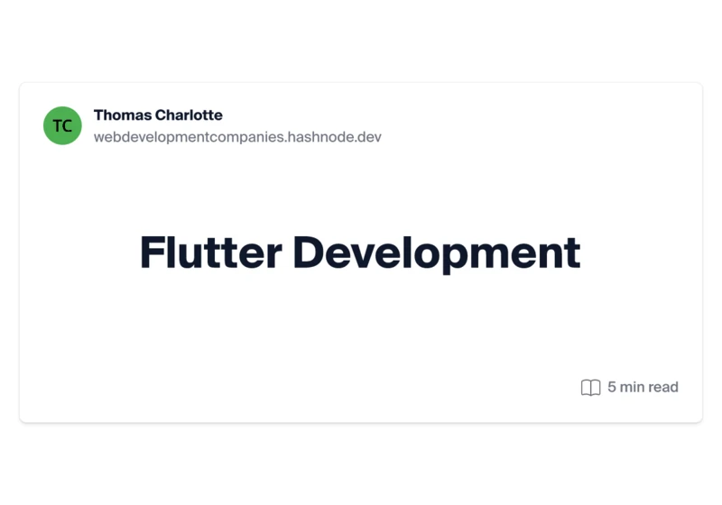 Flutter Development