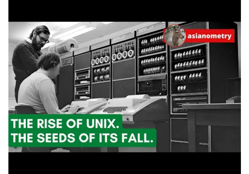 The Rise of Unix. The Seeds of its Fall.