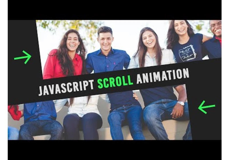 Simple Javascript Scroll Animation