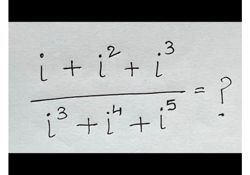 Mexico | Imaginary Number | Math Olympiad Question