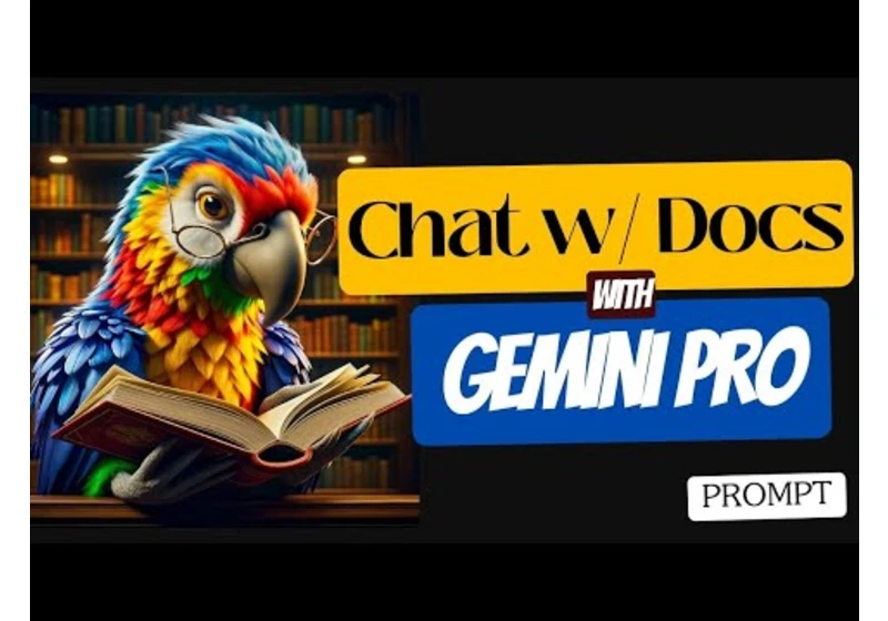 GEMINI Pro with LangChain | Chat, MultiModal and Chat with your Documents